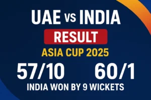 UAE vs India