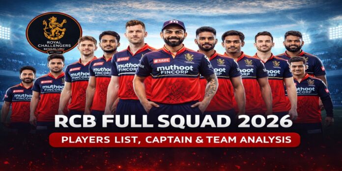 RCB Full Squad 2026